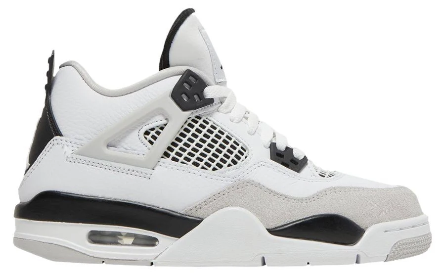 Air Jordan 4 Retro GS 'Military Black' | White | Kid's Size 4.5