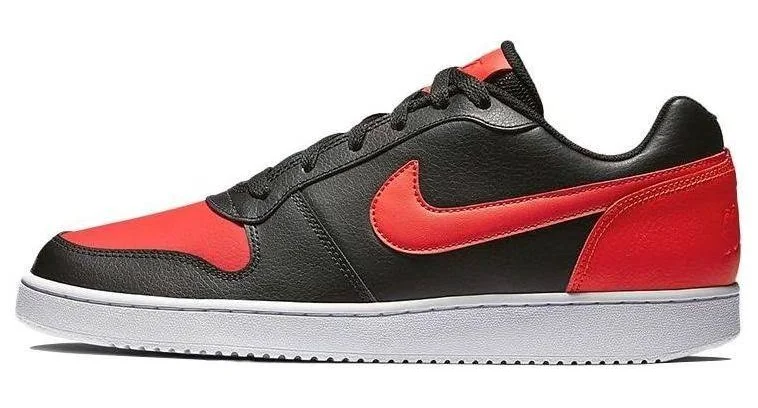Nike Ebernon Low Men Sneakers - Black/habanero Red-white