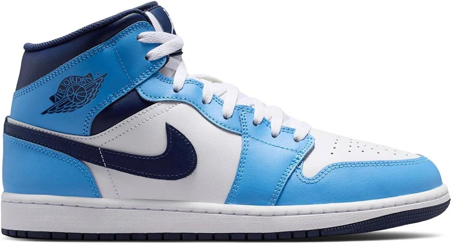 Air Jordan 1 Mid 'University Blue Midnight Navy' | Men's Size 7