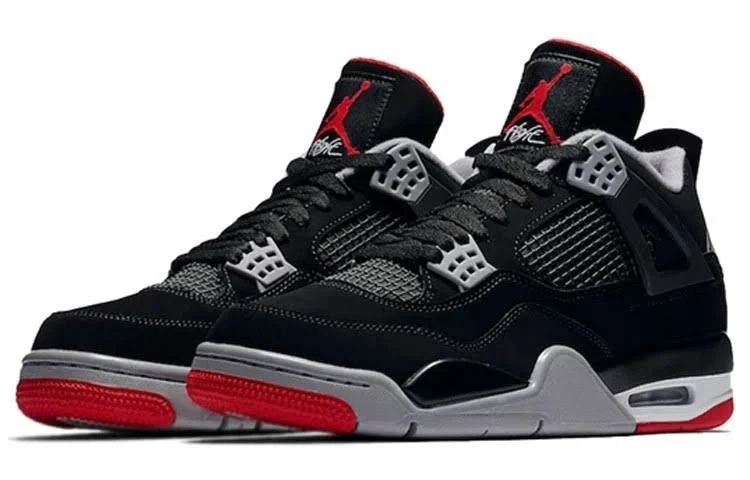 AJ 4 Retro OG Bred 2019 Black Fire Red 308497-060