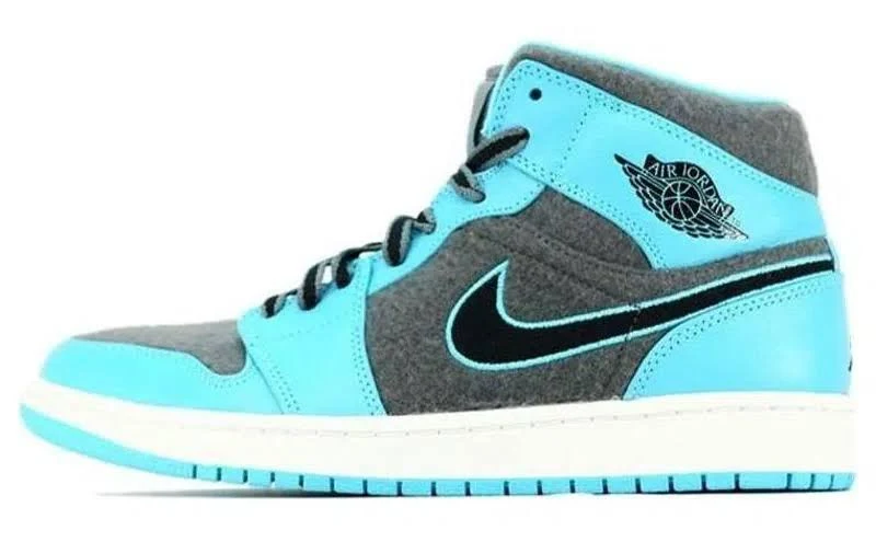 Air 1 Mid 'gamma Blue' In Brown