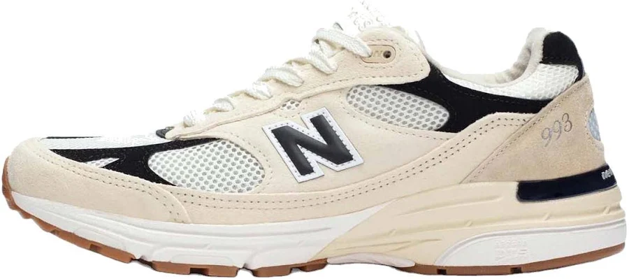 New Balance 993 Made In Usa Men Sneakers - Sea Salt/black