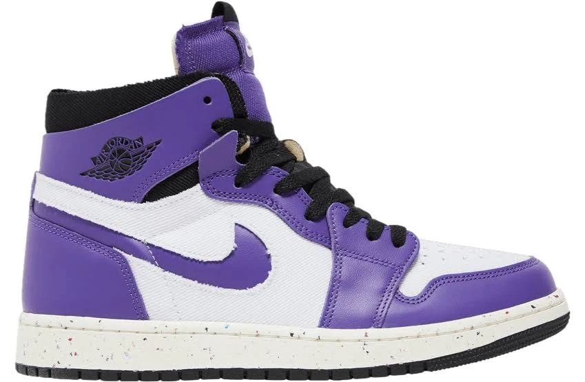 Air Jordan 1 High Zoom Comfort Crater Purple - Size 12.5 Men