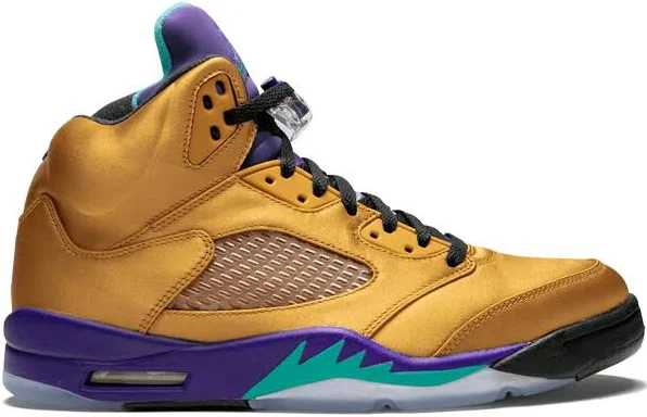 Jordan - Air Jordan 5 Retro "F&F Fresh Prince of Bel-Air" sneakers - unisex - Rubber/Fabric/Fabric - 9 - Gold