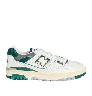 New Balance 550 Man Sneakers White Size 8 Leather