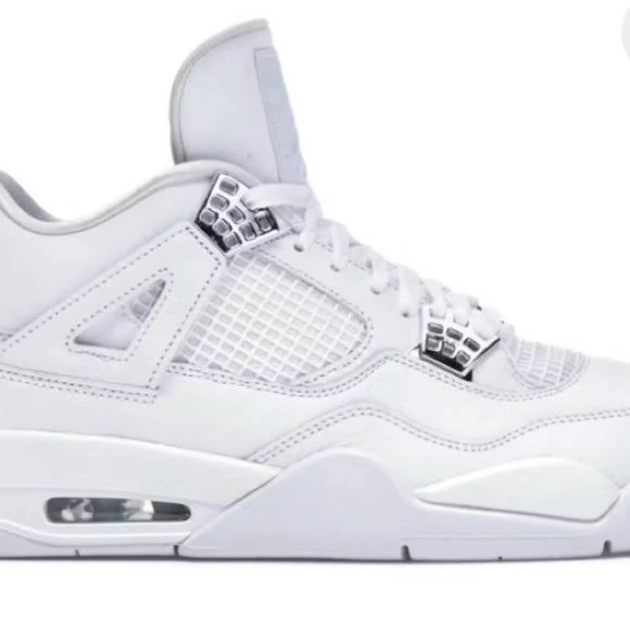 Jordan Shoes | Jordan 4 Pure Money Sneakers Men | Color: White | Size: 10.5 | Oliviavan12345's Closet