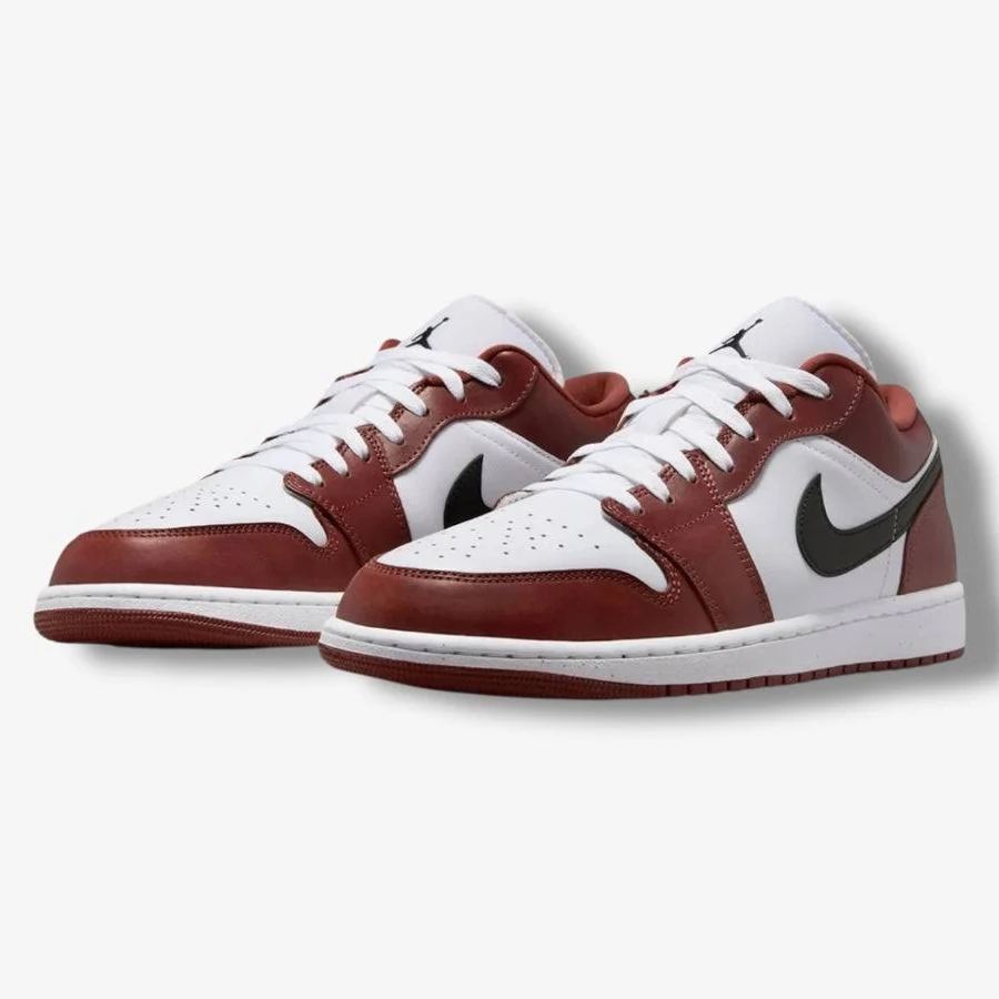 Air Jordan 1 Low SE (GS) White Black Dark Pony HF3188-102