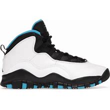 Jordan Unisex White/Dk Powder Blue/Black 10 Retro Powder Blue Sneakers In