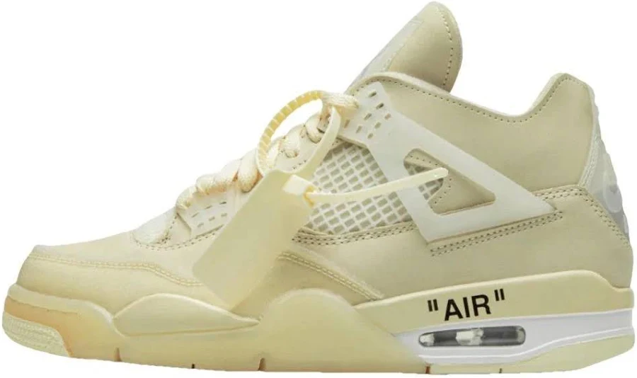 Nike Off-White x Air Jordan 4 Trainers Beige Size 43 IT