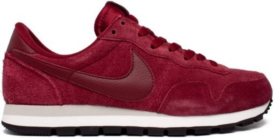 2013 Nike Air Pegasus 83 Suede Team Red Mortar Black 599129-660 Men'