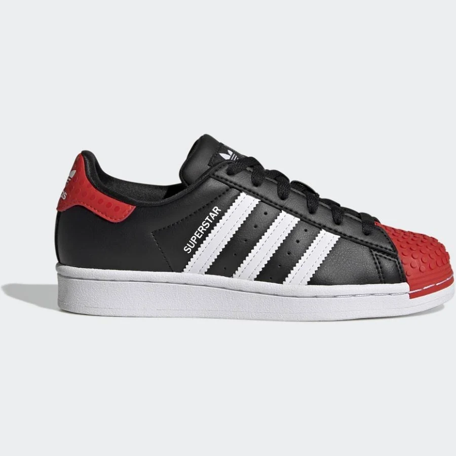 Kids adidas Superstar x Lego Shoes Black