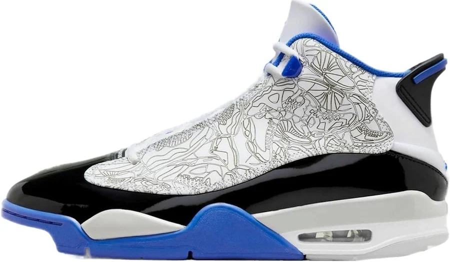 Jordan Air Dub Zero Men Sneakers - White/black/game Royal