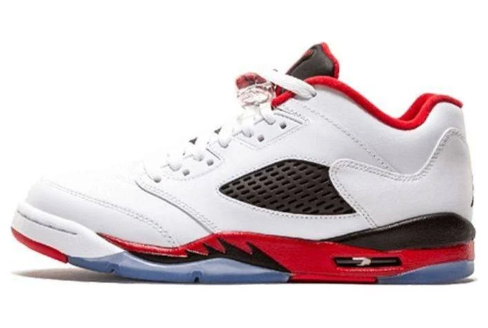 Kids Air Jordan 5 Retro Low 'Fire Red