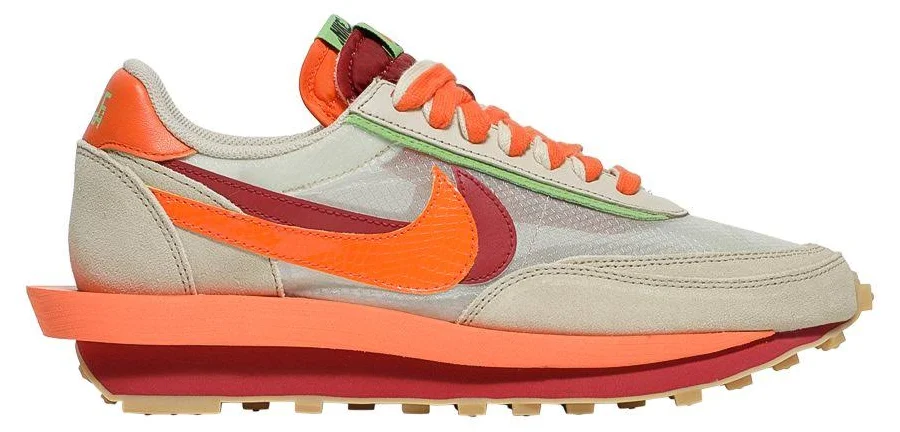 sacai x Clot x Nike LDWaffle 'Net Orange Blaze' | Men's Size 5