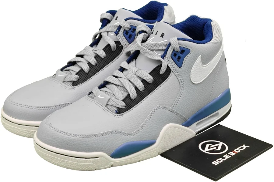 Nike Flight Legacy Gray Blue - Bq4212-001