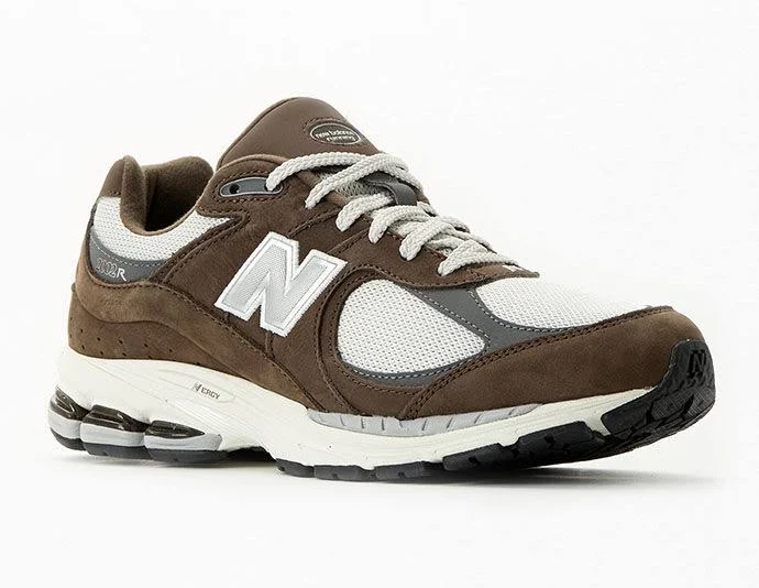 New Balance Cream & Brown 2002R Shoes
