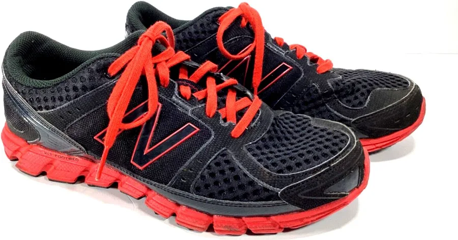 Balance 750v1 M750br1 Black & Red Mens Running Shoes Sneakers Size 8.5