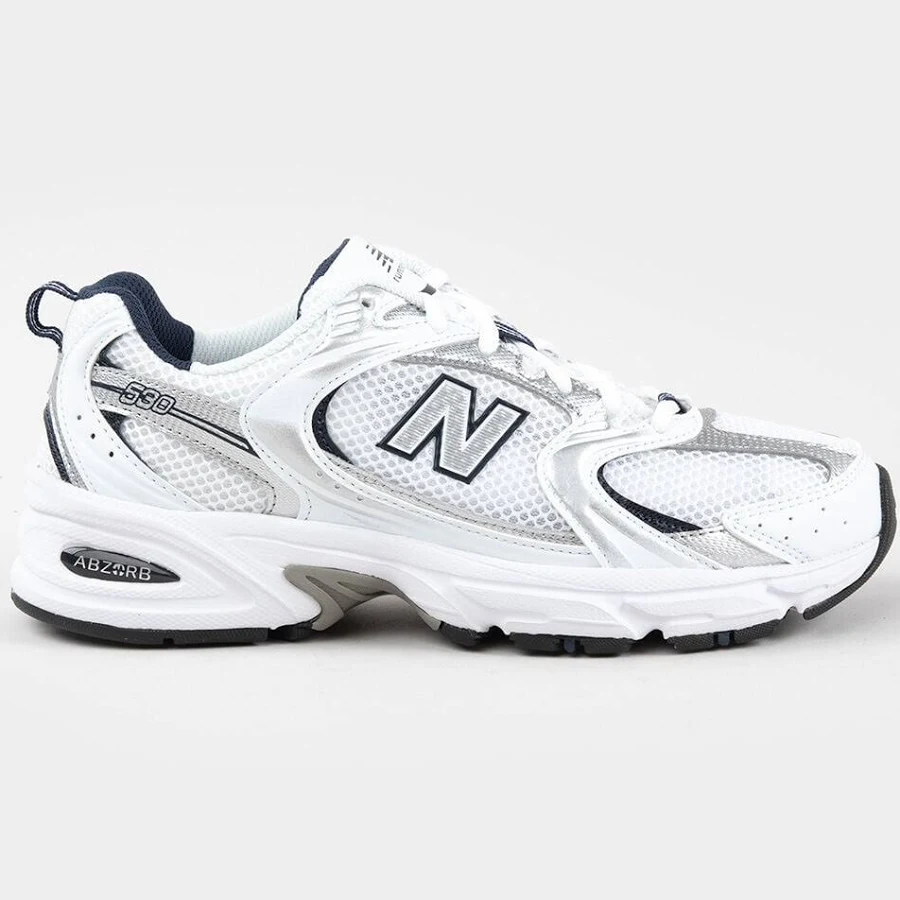 New Balance 530 Womens Shoes - White/navy - Size: 6.5