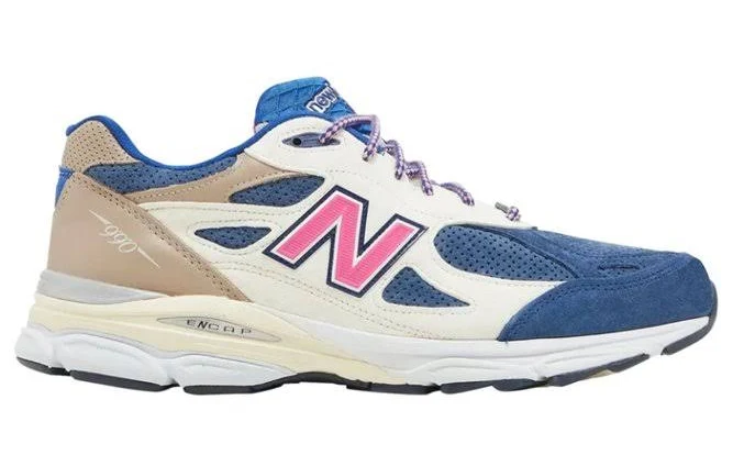 New Balance X Kith New Balance 990 Panelled Sneakers - UK7.5