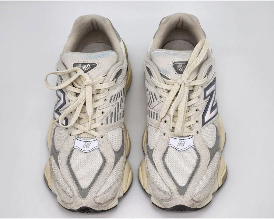 New Balance Shoes | New Balance 9060 Unisex Sneakers Running Shoes Sea Salt White Grey Size 8.5 | Color: White | Size: 8.5 | Yoursboutique's Closet