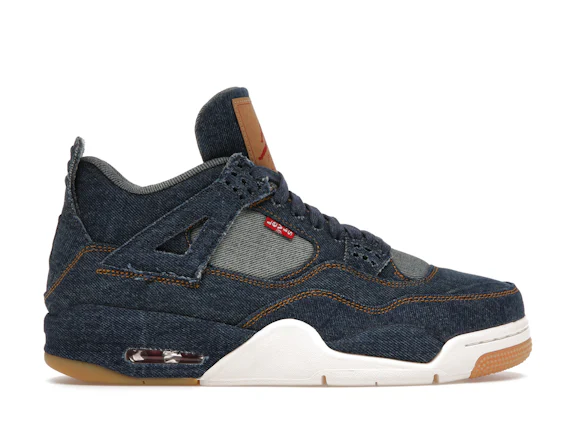 Jordan 4 Retro Levi's Denim (Tag with Levi's Logo)