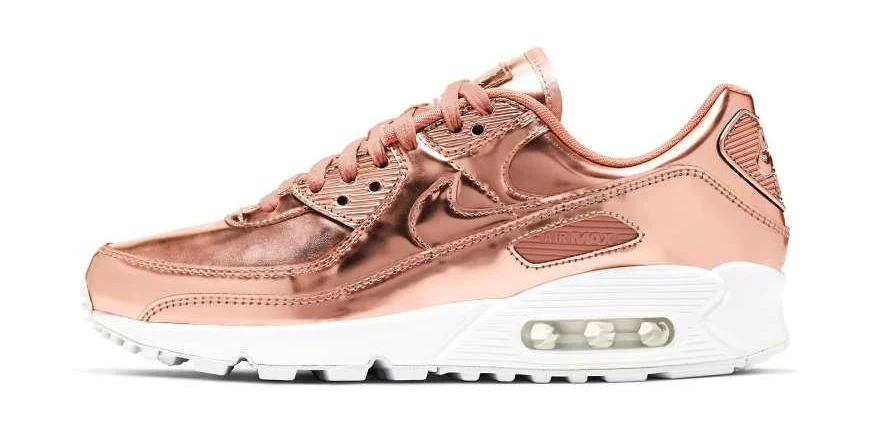 Nike Air Max 90 sneakers in rose gold
