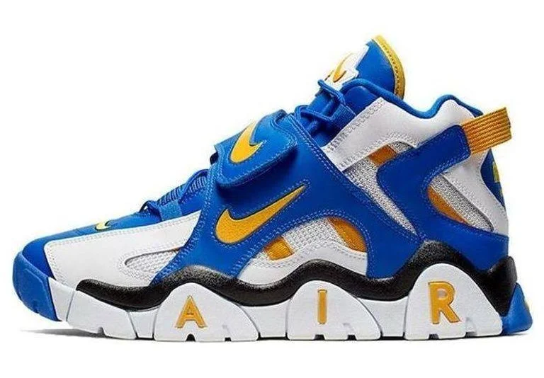 Nike Men's Air Barrage Mid 'Racer' - Blue - Low-top sneakers - 7.5