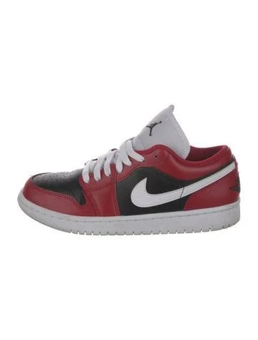 Jordan 2021 Leather Sneakers in Red/White, Women's US 8.5 | 8.5