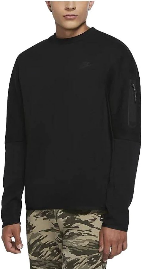 Nike Tech Fleece Crew - Black