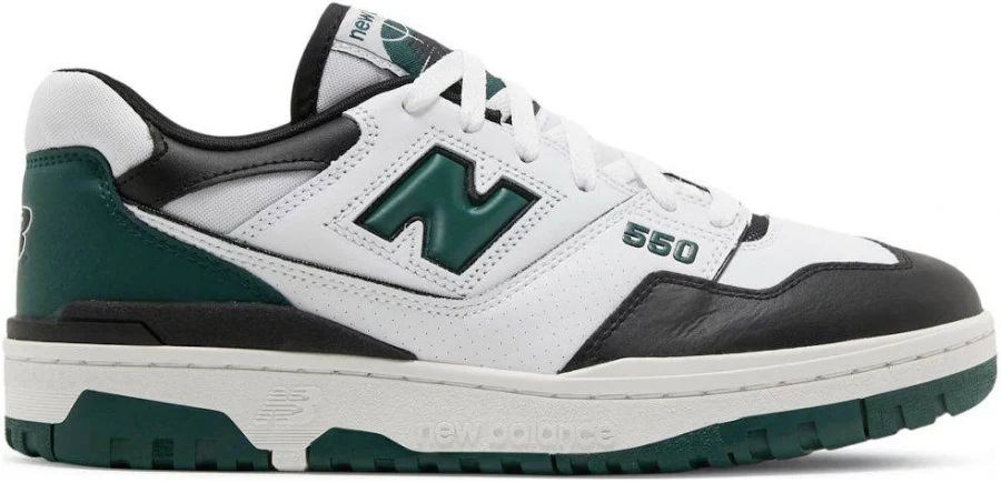 New Balance 550 White Green Black