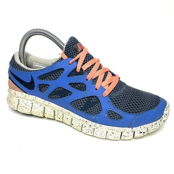 Nike Women's Free Run 2 Running Shoes Slate Blue Pink White 536746-402 Sz 7 | SidelineSwap | Buy and Sell on SidelineSwap