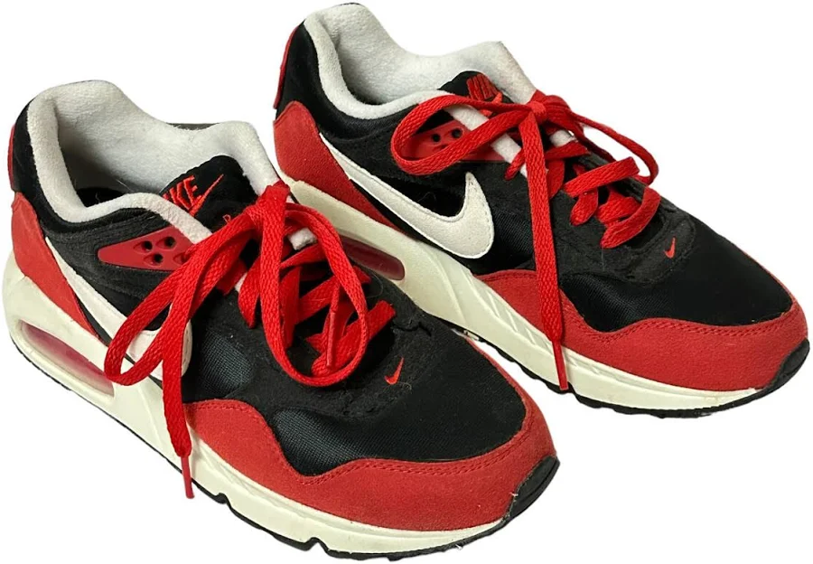 Nike Air Max Correlate Sneakers Black White University Red Womens