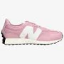 New Balance Kids' 327 Mesh and Leather Trainers