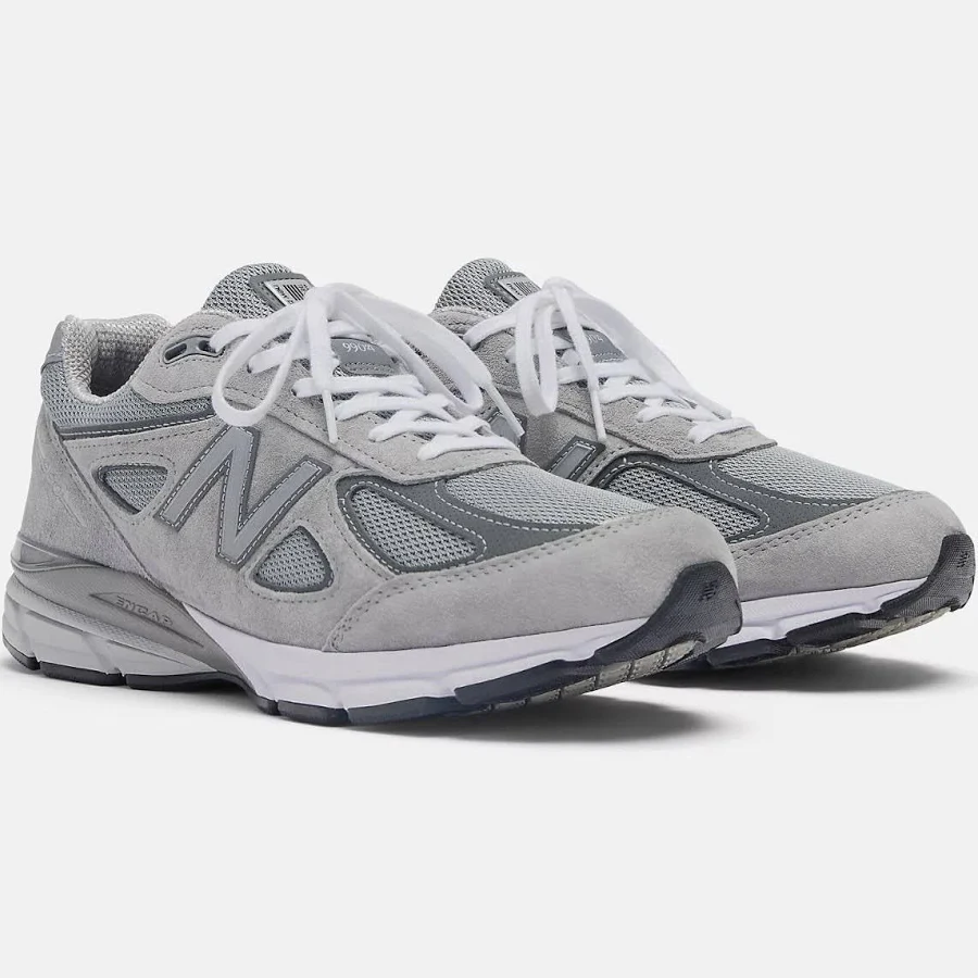 Balance 990v4 Made In Usa Grey Silver Men's U990gr4 Sneakers Shoes