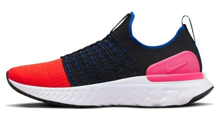 Nike Women's (Wmns) React Phantom Run Flyknit 2 Bright Crimson' - Blue - Low-top sneakers - 10