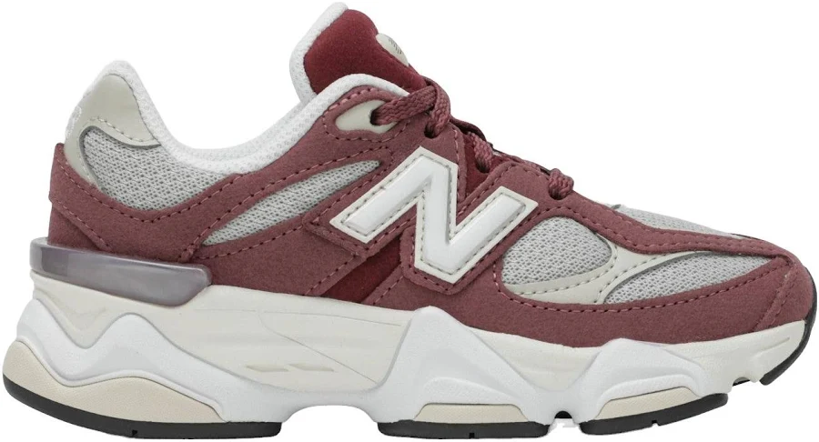 New Balance 9060 Lace Up Women Sneakers - Red
