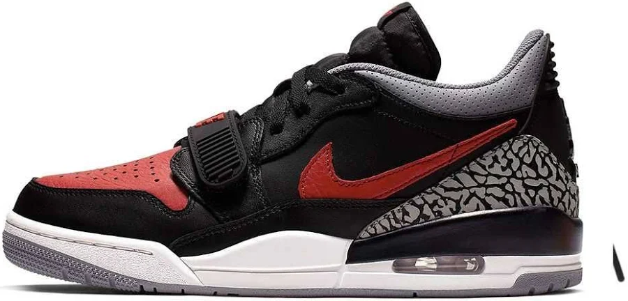 NIKE AIR JORDAN LEGACY 312 LOW BLACK/UNIVERSITY RED