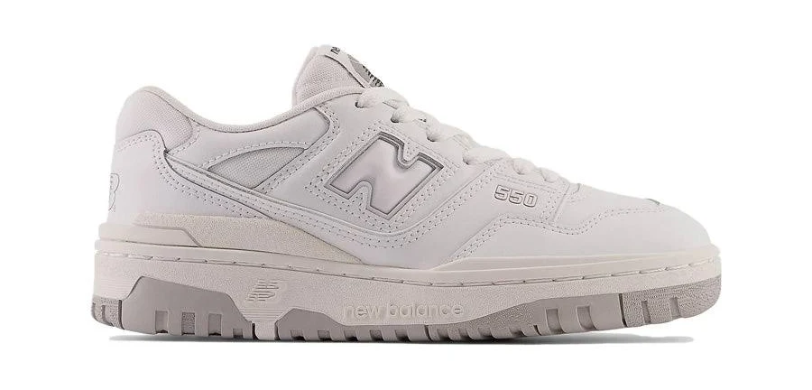 New Balance 550 - White/Raincloud Shoe 6