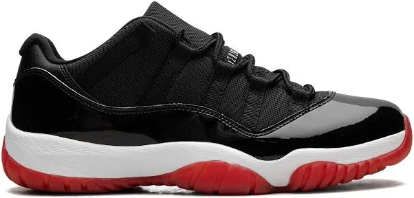 Jordan - Air Jordan 11 "Bred 2025" sneakers - men - Rubber/Fabric/Patent Leather/Fabric - 8.5 - Black