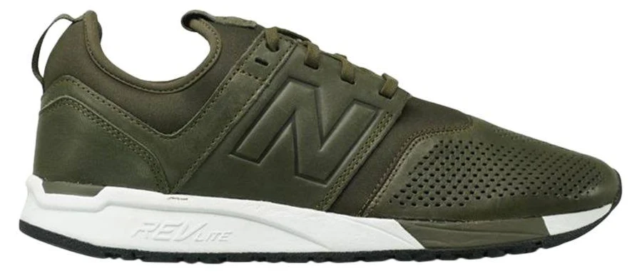 New Balance 247 Leather 'Olive' | Green | Men's Size 4.5
