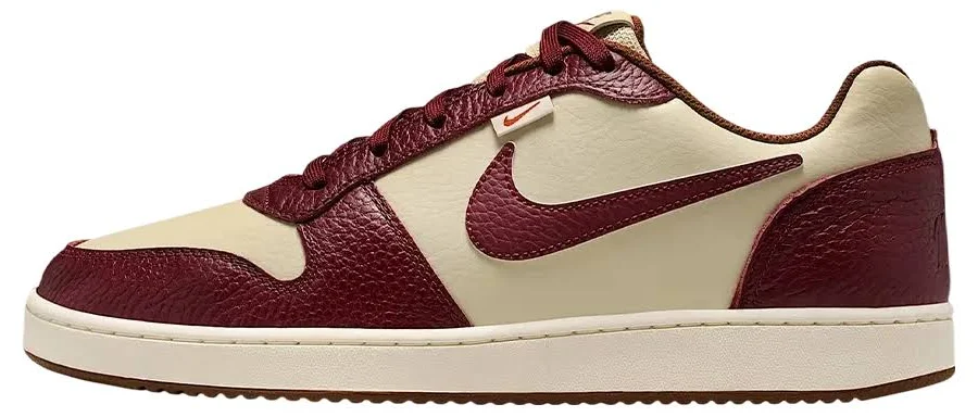 Nike Ebernon Low PRM "Light Khaki/Sail/Light British Tan/Dark Team Red"