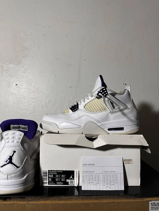 Air Jordan 4 Purple Metallics