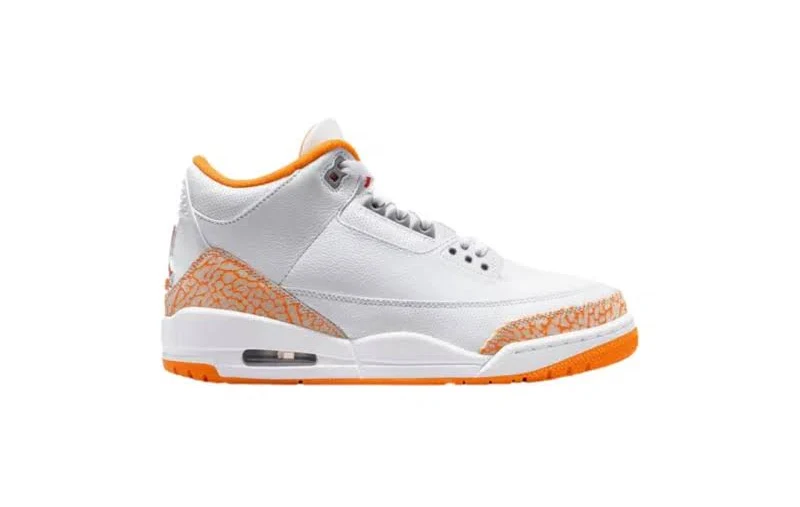 Air Jordan 3 Retro White / Pimento - Orange Ck9246-101 Women's