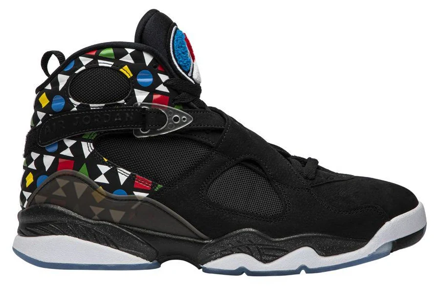 Air Jordan 8 Retro 'Quai 54' | Black | Men's Size 4