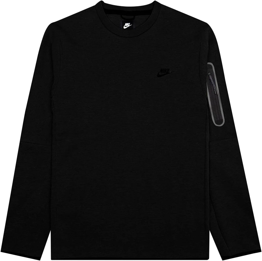 Nike Sportswear Tech Fleece Crew Sweatshirt 'Black' | Men's Size XXL