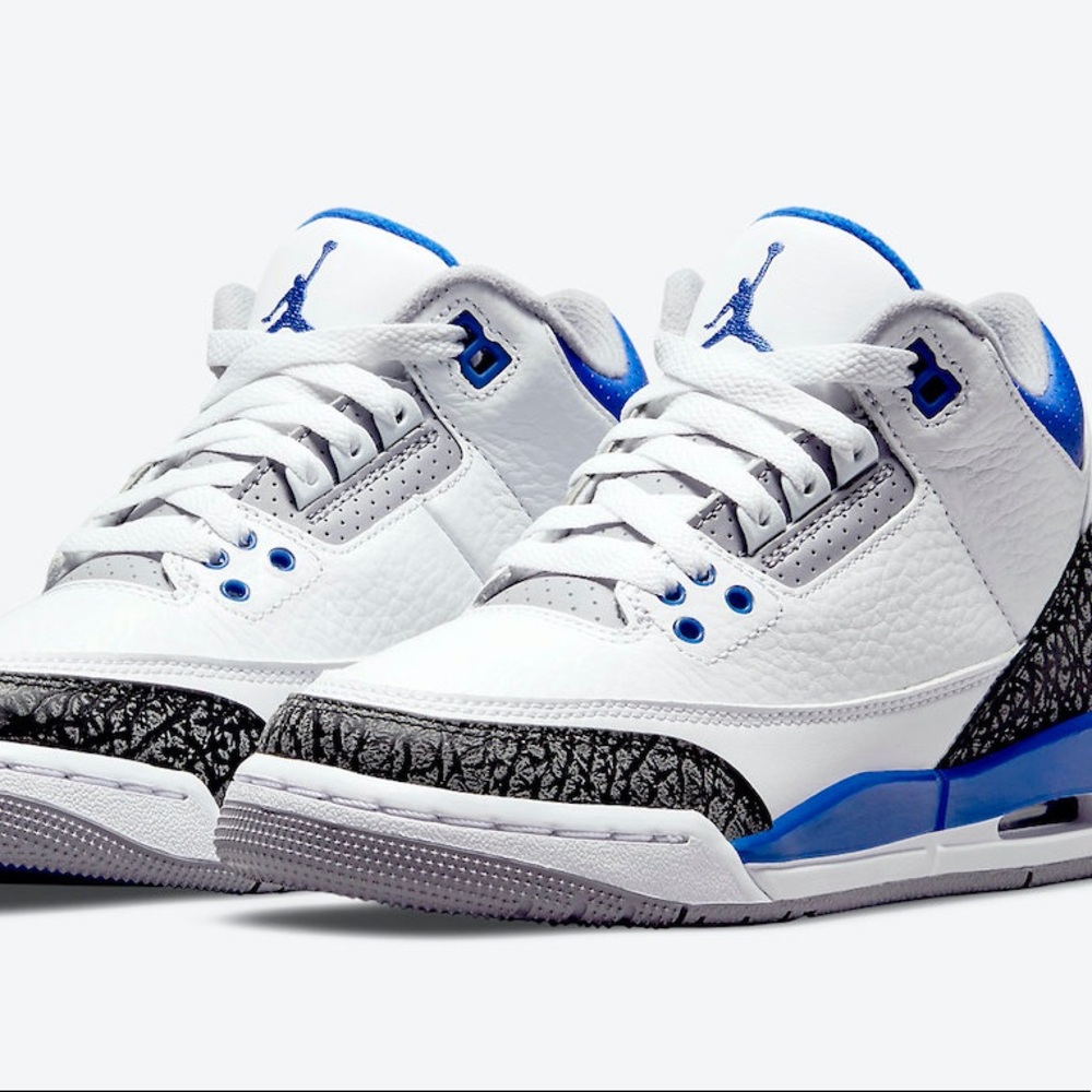Jordan 3 Retro racer blue (GS) Size 4.5Y Condition: New With Box