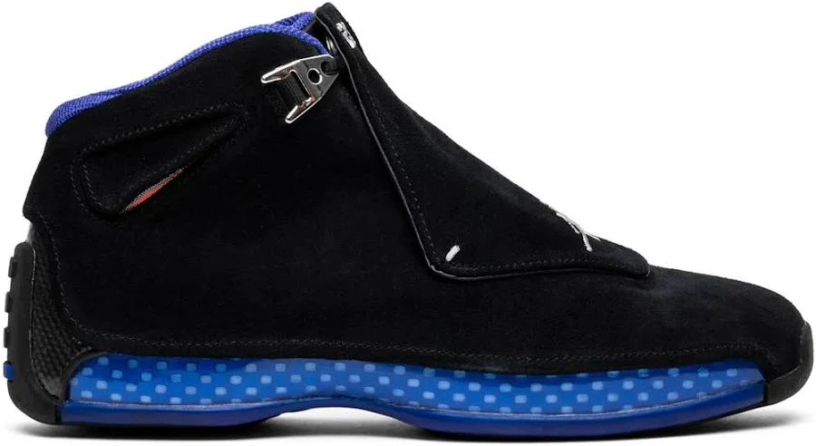 Air Jordan 18 Retro 'Negro Royal Deportivo' 2018 AA2494-007 US 10