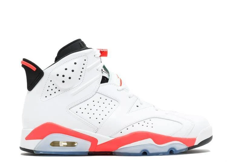 Air Jordan 6 Retro Mens Infrared White