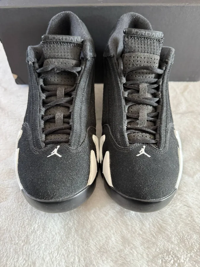 Size 8.5 - Air Jordan 14 Retro Black White No Box