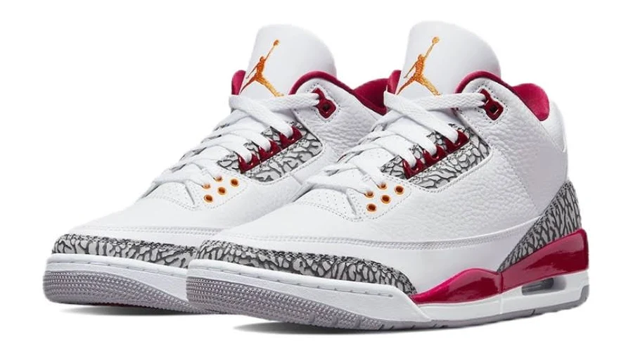 Nike Air Jordan 3 Retro Cardinal Red Jordan 3 Aj3 Cardinal Red